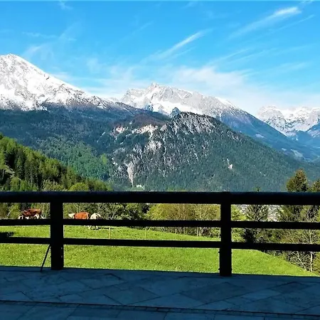 2 Bergpanorama Mit Blick Ins Tal Fuer Absolute Nichtraucher 公寓 贝希特斯加登